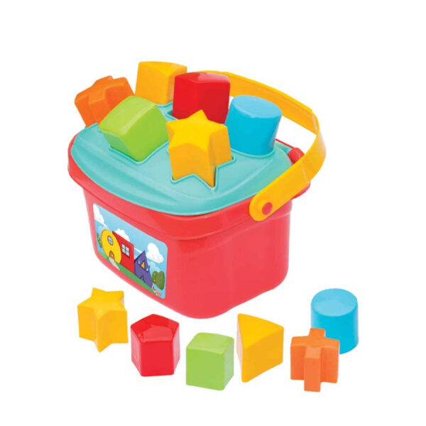 Play & Learn Geometric Sorting Toy with Basket Design Perfect for Toddlers (2)