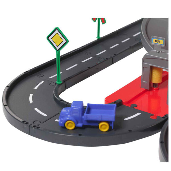 Playset with 3 Mini Cars – Realistic Design & Interactive Fun for Kids – 4 Level Parking Garage