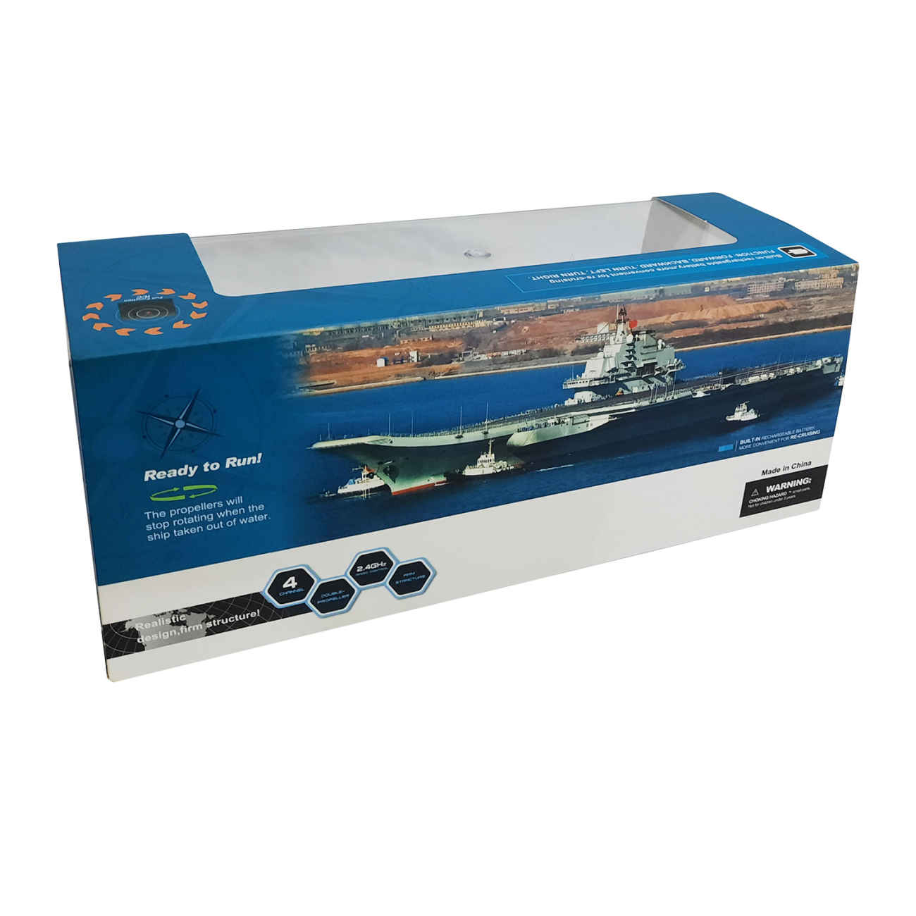 RC Aircraft Carrier 777 – High-Speed Metal Warship with Dual Motors & Extreme Stability