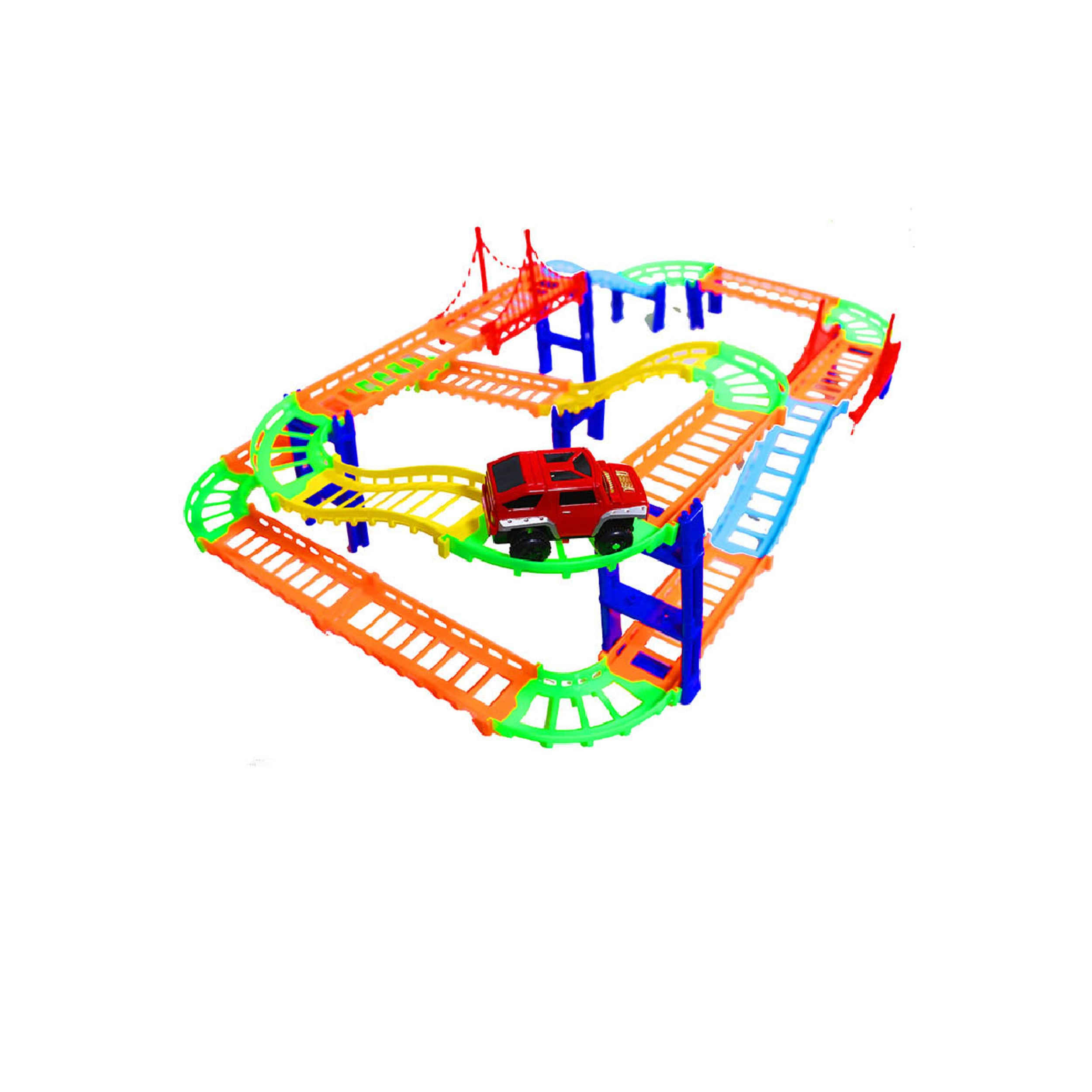 Race Track Toy Set for Kids – Fast Cars & Endless Fun with 125 Pcs