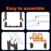 Race Track Toy Set with Cars – Perfect for Kids Who Love Speed, Two-Level Rail Model