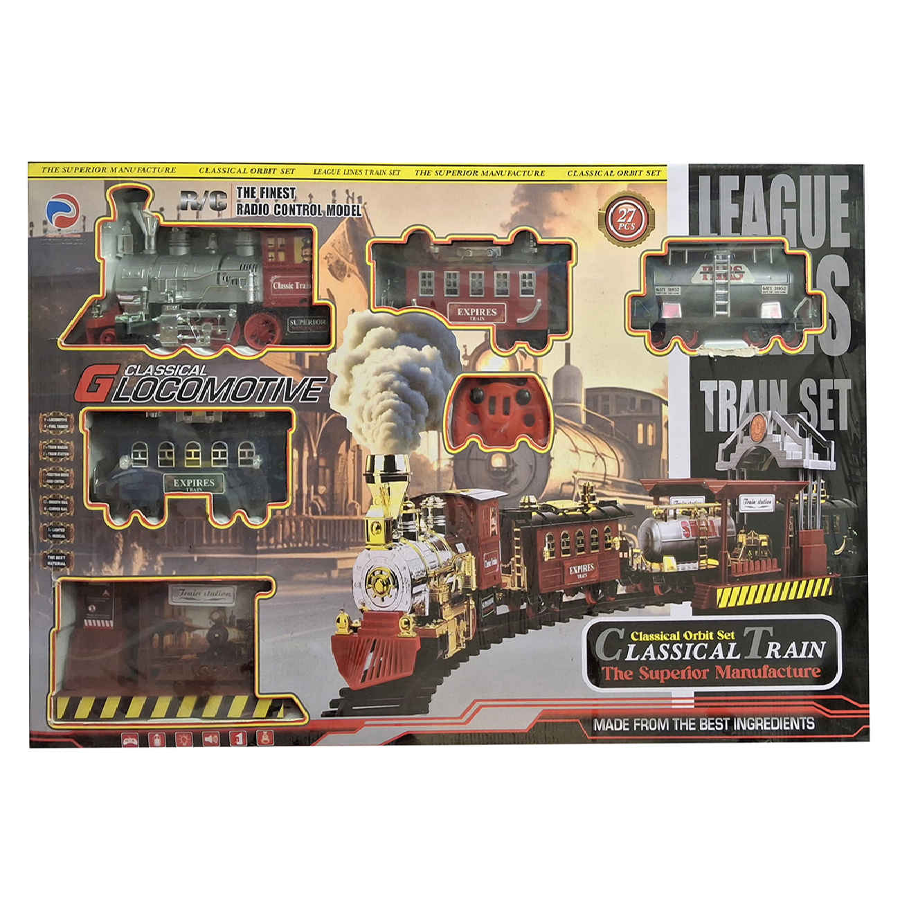 Remote-Controlled Toy Train – Super Classic Model for Kids & Collectors