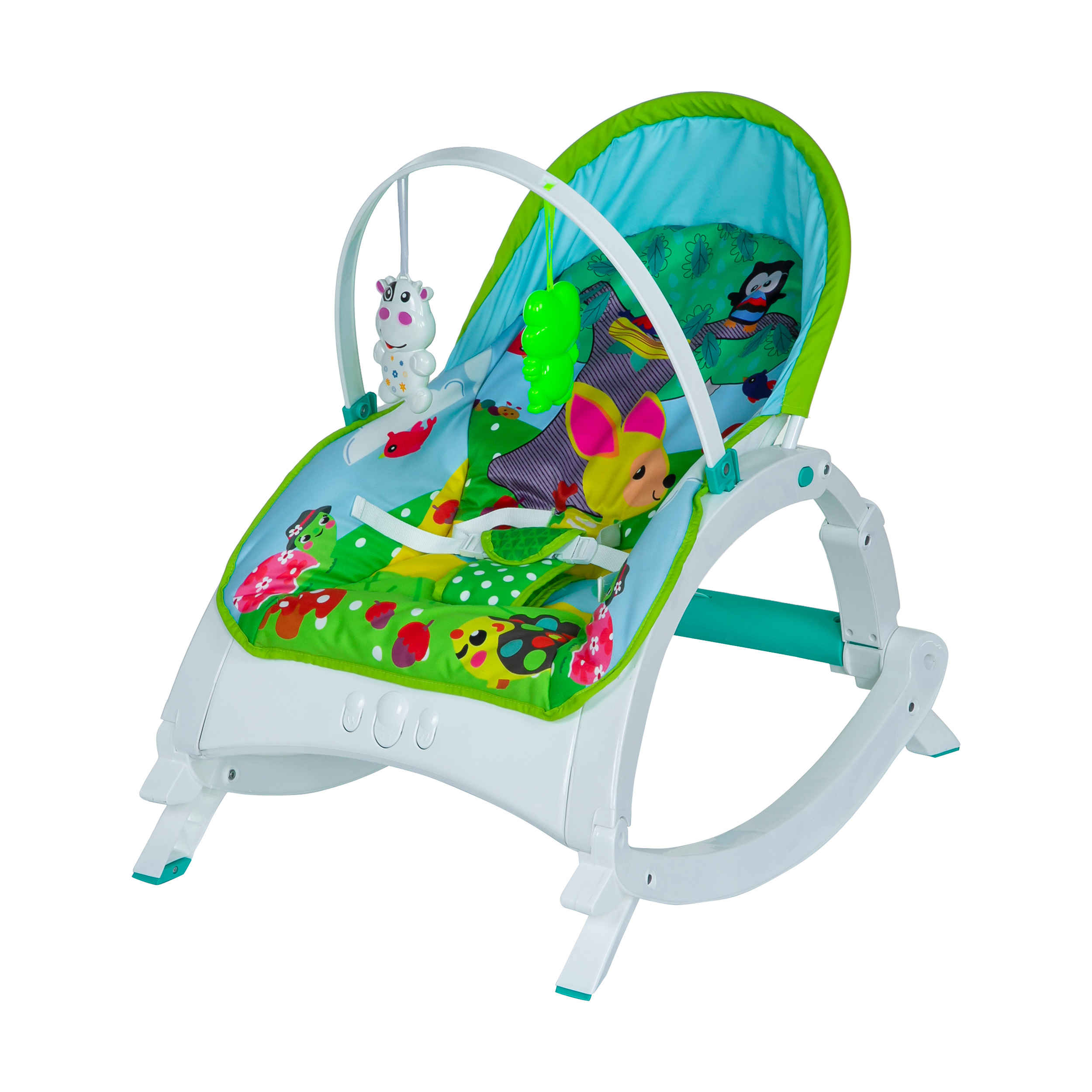 Safe & Comfortable Manual Baby Bouncer – Perfect for Home & Travel