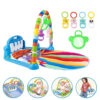 Safe and Soft Animal Print Baby Mat with Piano and Rattles