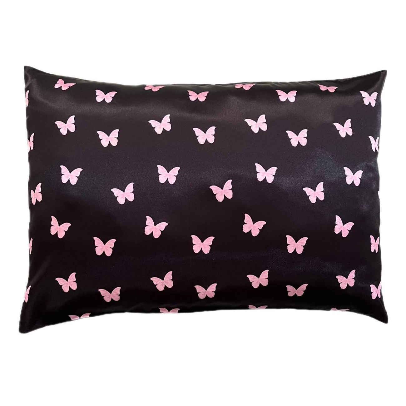 Satin Pillowcase – Lightweight Soft Decorative Butterfly Design