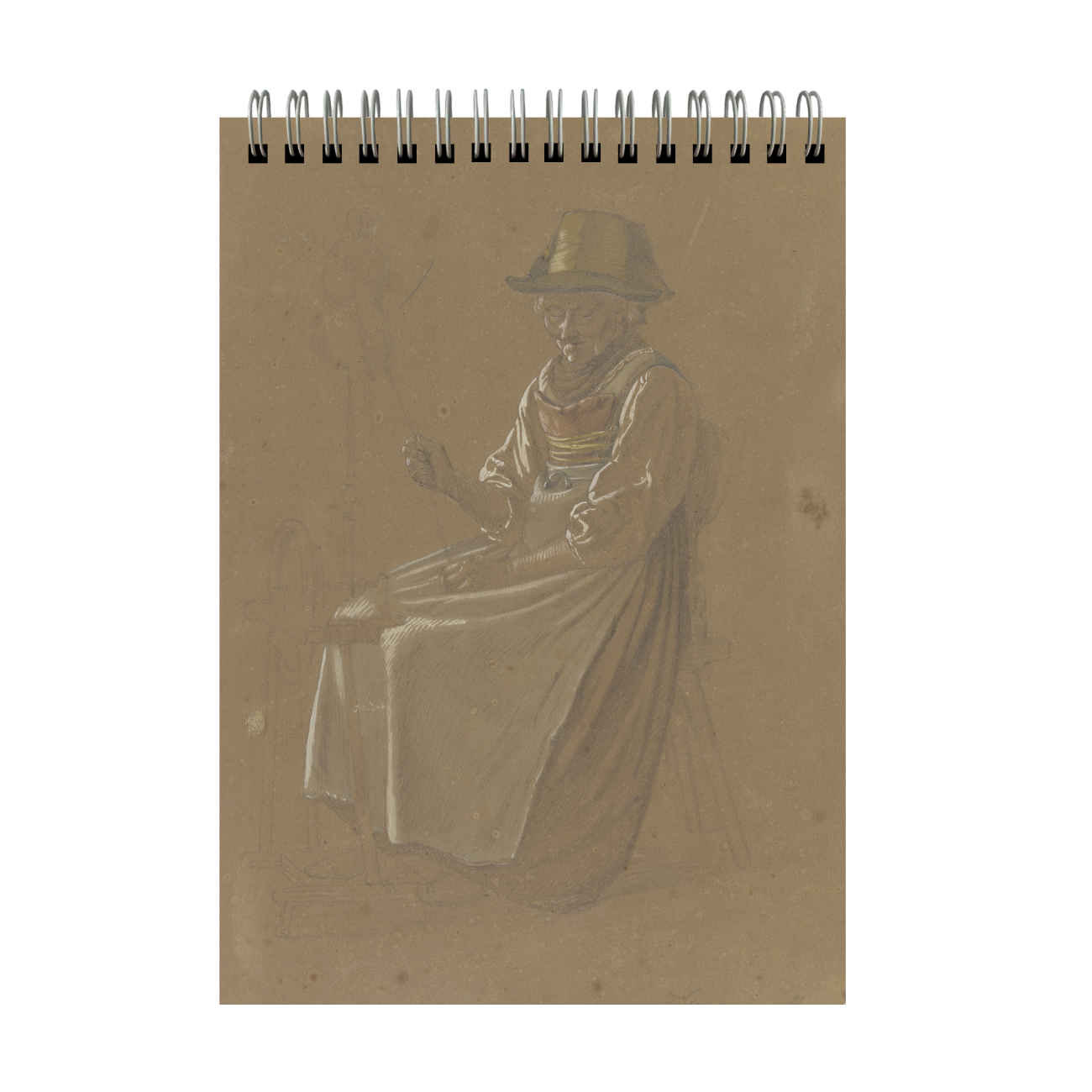 Sitting Figure Sketchbook - Ideal for Artists Studying Posture and Composition
