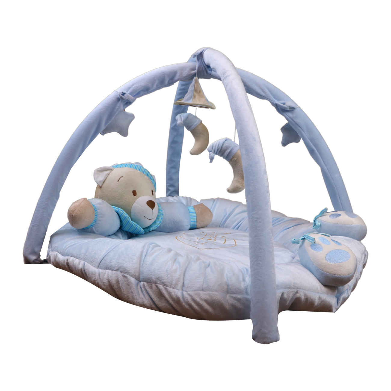 Soft Baby Floor Mat in Bear Design with Hypoallergenic Material
