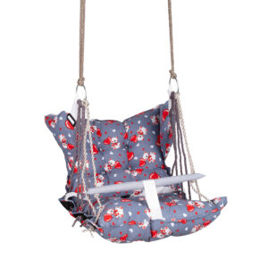 Soft Fabric Indoor & Outdoor Baby Swing – Includes Carry Bag & Secure Harness