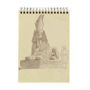 Sphinx Design Sketchbook for Artists Inspired by Ancient Egypt - 60 Page