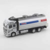 Sturdy White Fuel Carrier Truck – Safe and Realistic Toy Model