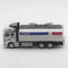 Sturdy White Fuel Carrier Truck – Safe and Realistic Toy Model