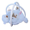 Teddy Bear Design Baby Play Mat with Forest Animal Hanging Toys in Four Colors