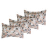 Tetron Pillowcase – Comfortable and Resilient with Heart Motif for Sweet Dreams (4x)