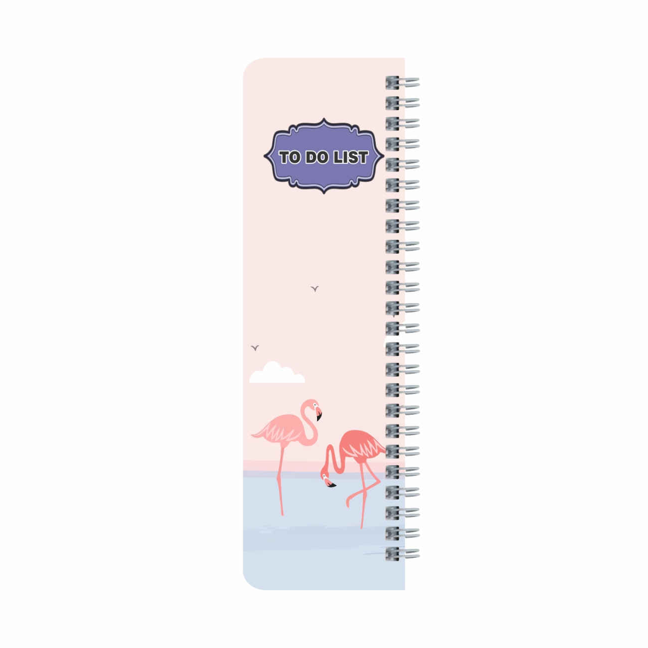 To-Do List Planner Notebook, Flamingo Theme –  Compact & Stylish Daily Organizer