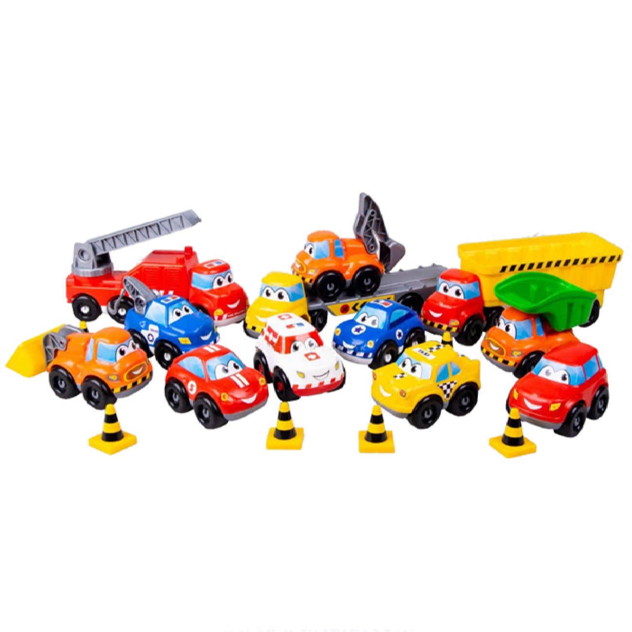 Toys J9 Urban Vehicle Set – 12-in-1 Build able City Cars Kit -105 Pieces