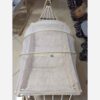 Traditional Wooden Baby Cradle – Large Hammock-Style Swing with Removable Mosquito Net