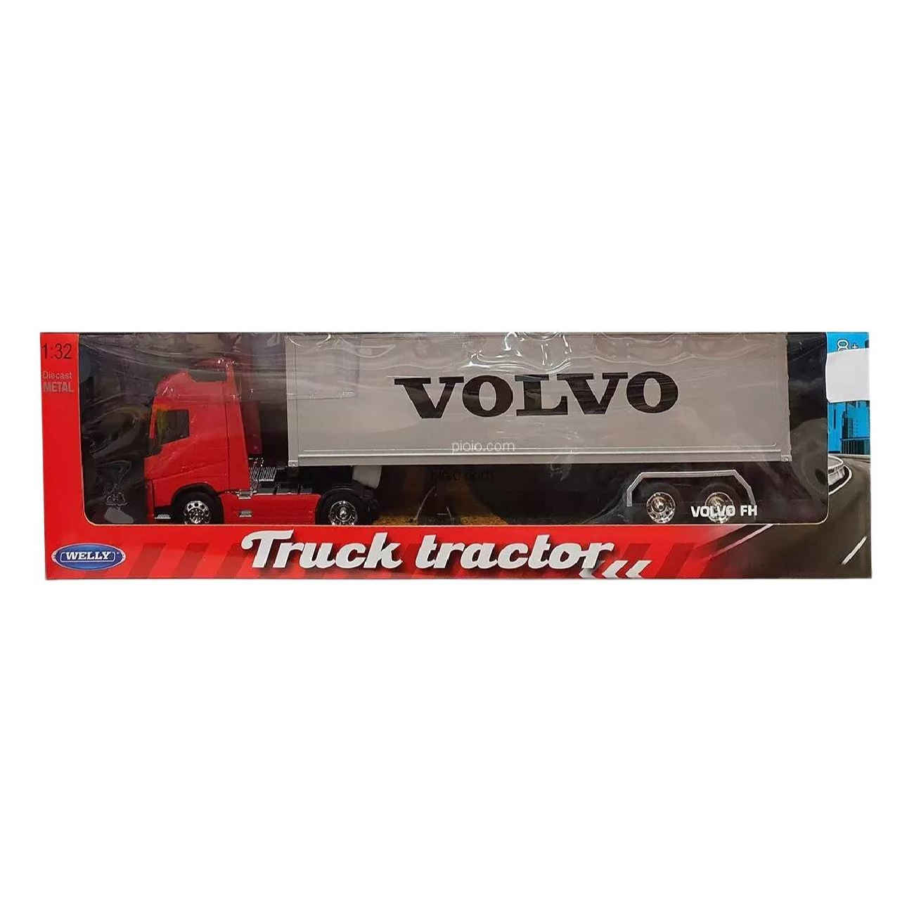 Volvo Container Trailer Toy Truck – Realistic and Durable Model