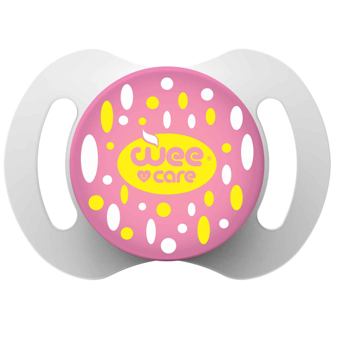 Wee Care Double-Sided Pacifier – Soft Silicone, Hygienic Cover, Orthodontic Design 3+ Months