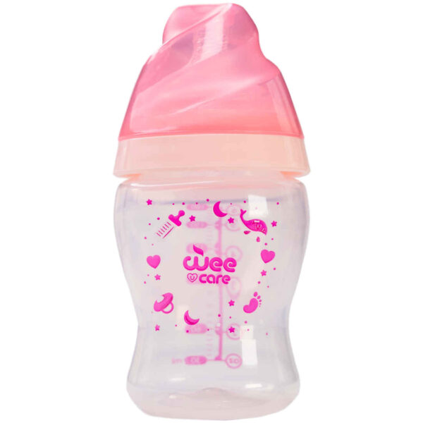 Wee Care Mom Sense Model - Wide-Neck Baby Feeding Bottle – Anti-Colic BPA-Free 180ml (1)