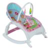 White Electric Baby Cradle – 3-in-1 Rocker with Music & Adjustable Backrest (1)