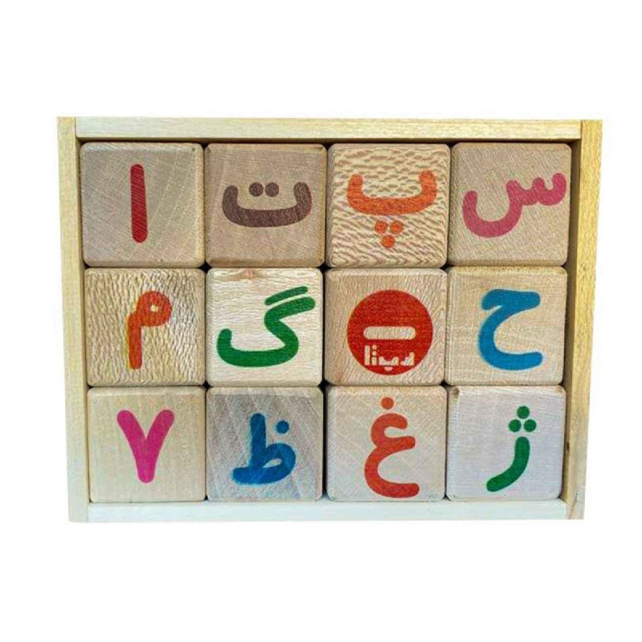 Wooden Alphabet Blocks for Kids – Montessori Learning Toy with Letters & Numbers