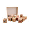Wooden Alphabet Blocks for Kids – Montessori Learning Toy with Letters & Numbers
