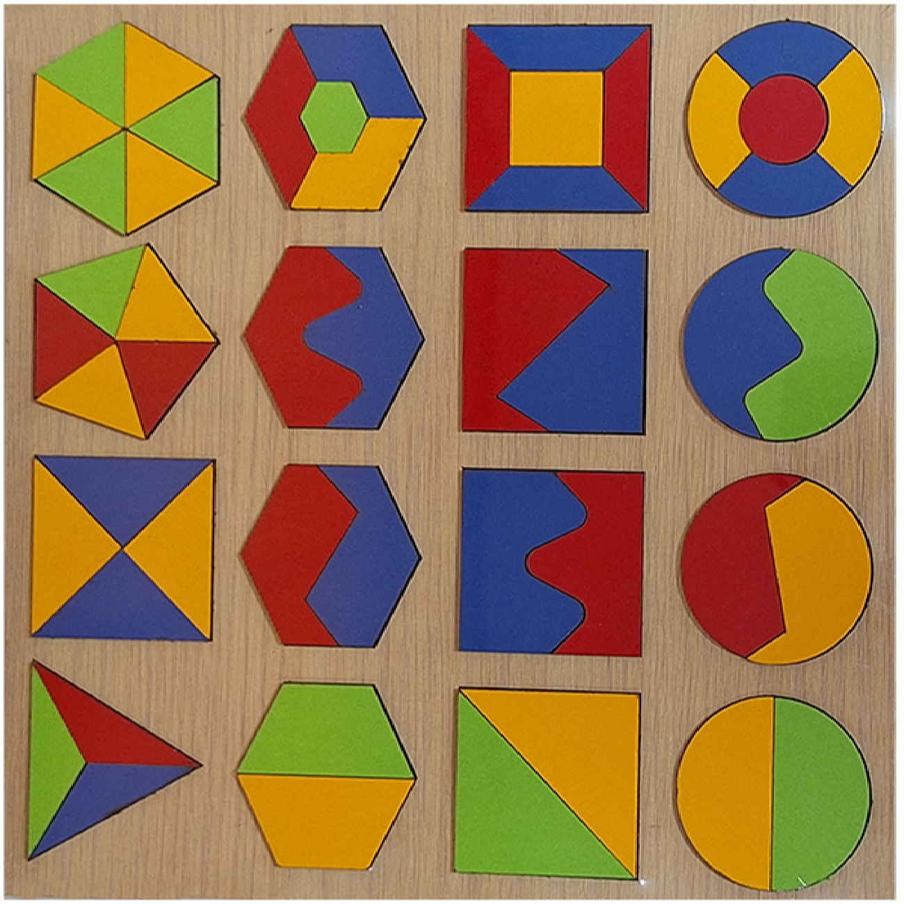 Wooden Puzzle Educational Toy for Kids – Montessori Learning Game