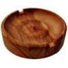 Wooden ashtray inspired by nature in light brown color (2)