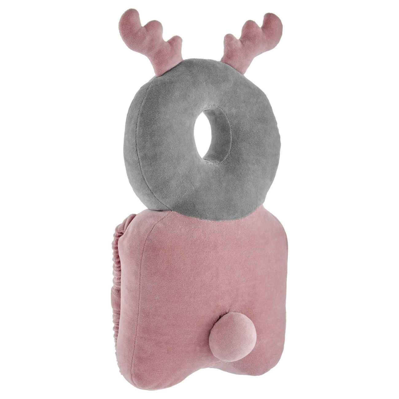 Pink Deer Baby Head Support Pillow – Plush & Lightweight and Protective for Little Explorers