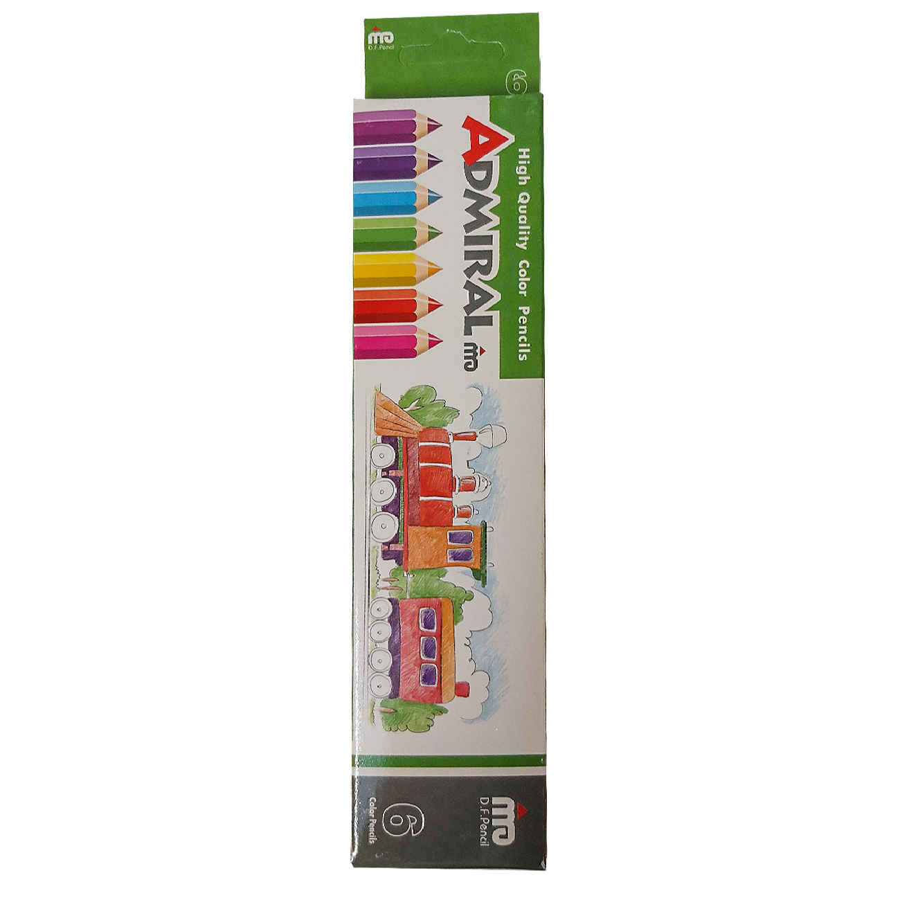 Admiral 6 Colored Pencils – Smooth & Bright and Easy to Use