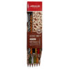 Aria ZOO SET – Reliable 12-Pack Black Pencils with Comfortable Grip and HB Lead