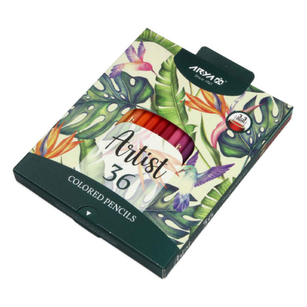 Arya Artist 36-Color Set – Brilliant Colors with Soft Texture for Artists of All Levels