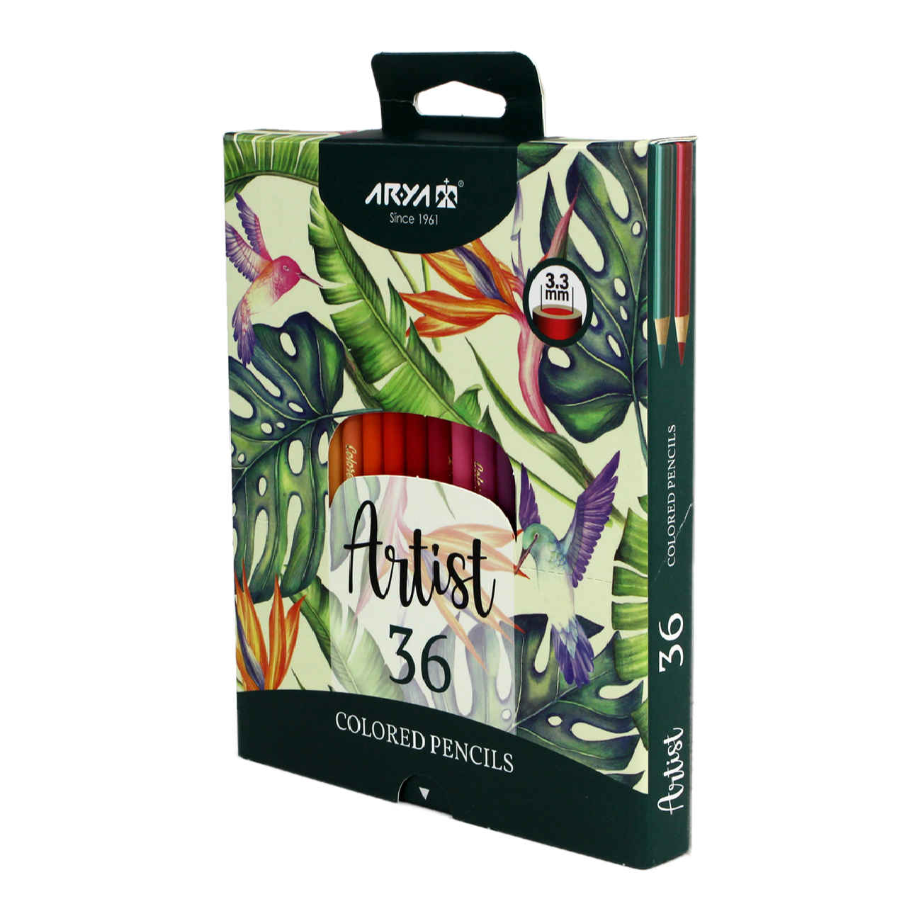Arya Artist 36-Color Set – Brilliant Colors with Soft Texture for Artists of All Levels