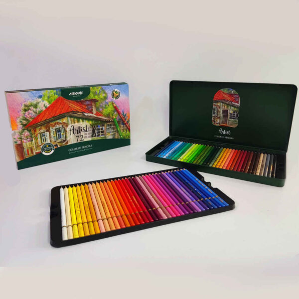 Arya Artist 72-Color Pencils -The Perfect Choice for Artists and Students