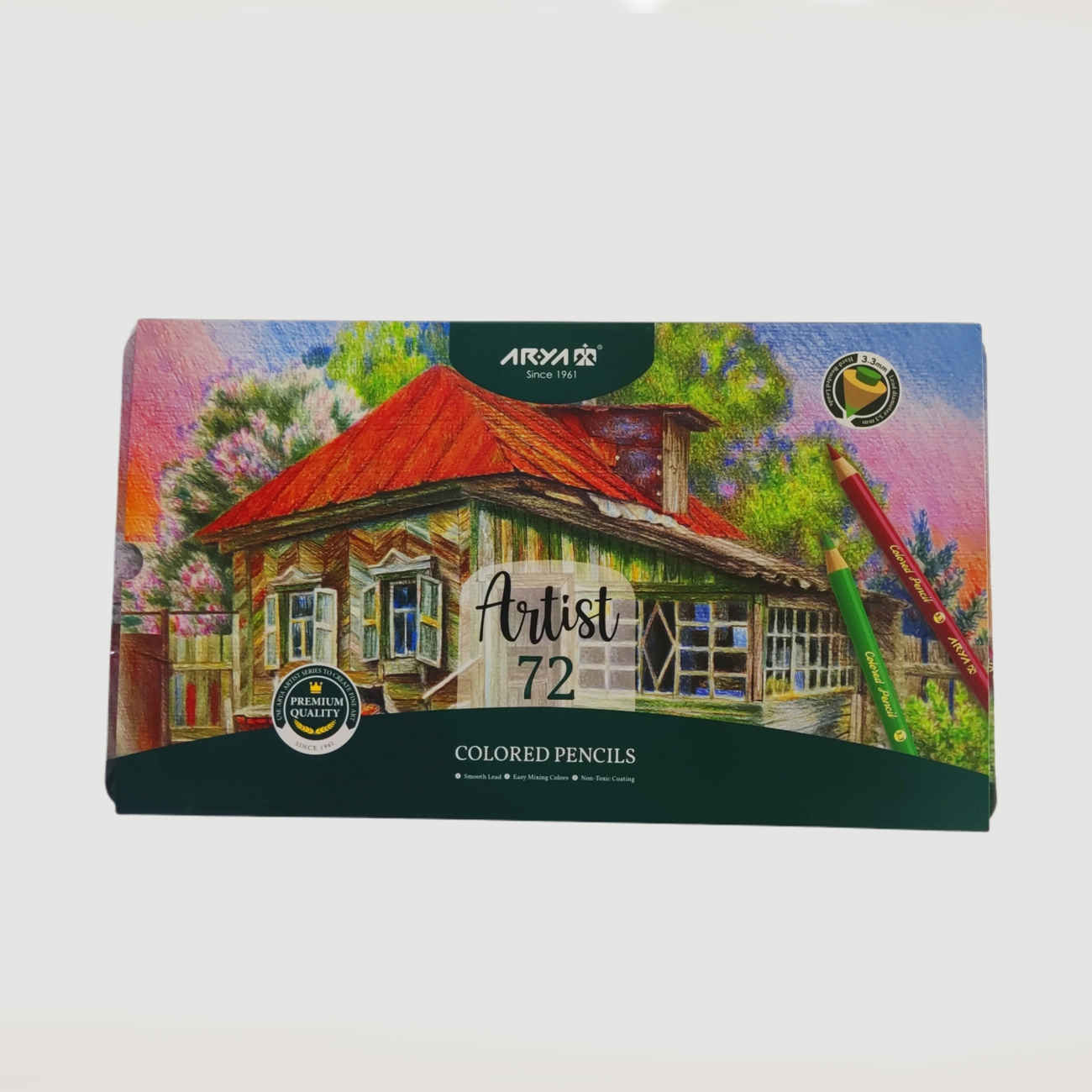 Arya Artist 72-Color Pencils -The Perfect Choice for Artists and Students