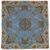 Thumbnail 2: Authentic Persian Synthetic Silk Termeh Cushion Cover – Elegant Light Blue Design