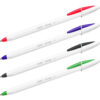 BIC Crystal Up Calligraphy Pens – 1.2mm Smooth Ballpoint Pack of 4