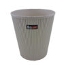 Indoor Plastic WasteBasket, 12L – Open Top Trash Bin for Home and Office