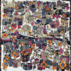Elegant Hand-Sewn Women's Silk Scarf – Perfect for Work, Casual Outings, and Special Occasion