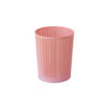 Elegant Indoor Plastic Wastebasket, 9.6L – Wicker Design for Sophisticated Spaces