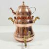 Hammered Persian Stovetop Copper Samovar & Kettle Set – 5-Liter