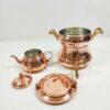 Hammered Persian Stovetop Copper Samovar & Kettle Set – 5-Liter