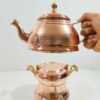 Hammered Persian Stovetop Copper Samovar & Kettle Set – 5-Liter