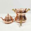 Hammered Persian Stovetop Copper Samovar & Kettle Set – 5-Liter