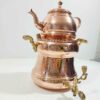 Hammered Persian Stovetop Copper Samovar & Kettle Set – 5-Liter