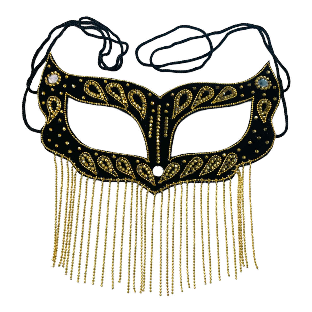 Handcrafted Cat-Style Burqa – Sparkling Rhinestones with Mirror Details