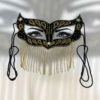 Handcrafted Cat-Style Burqa – Sparkling Rhinestones with Mirror Details