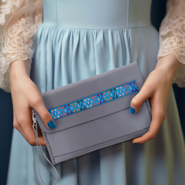 Handcrafted Iranian Balochi Leather Shoulder Handbag – Fusion of Traditional Embroidery and Modern Design (1)