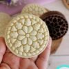 Handcrafted Persian Wooden Kolompeh Pastry Stamp with Star Pattern