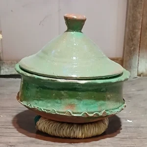 Handcrafted Traditional Gilan Clay Pot “Gamaj” – Authentic Iranian Cookware